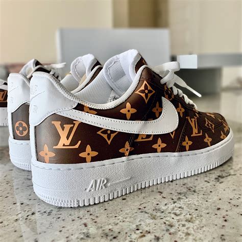 Lv Logo Custom Nike Air Force 1